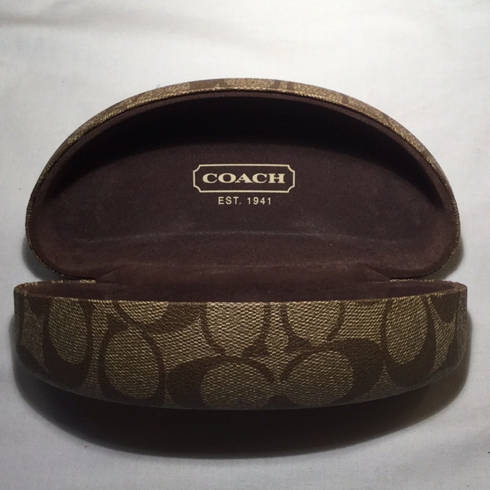 Coach Large hard shell Glasses case